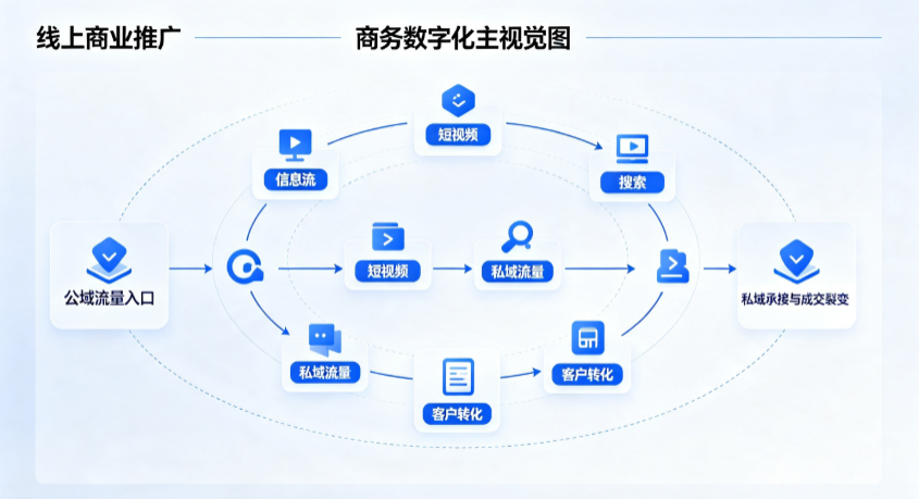 睢县线上商业推广怎么做？全域流量闭环搭建与低成本转化实战指南